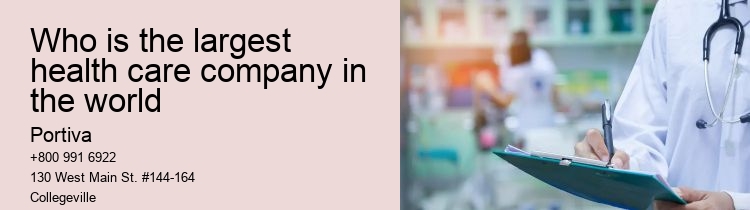 Who is the largest health care company in the world