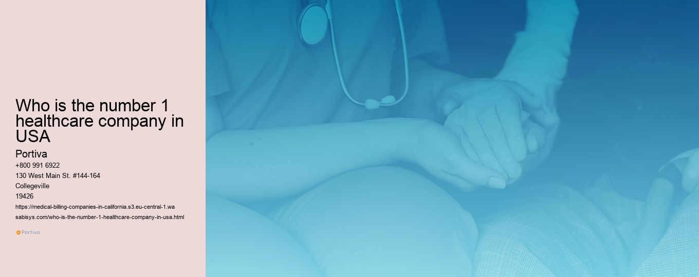 Who is the number 1 healthcare company in USA